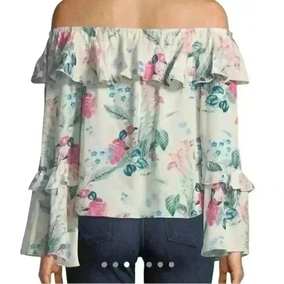 Parker Erin Floral Print Silk Blouse Size S - Picture 3 of 10